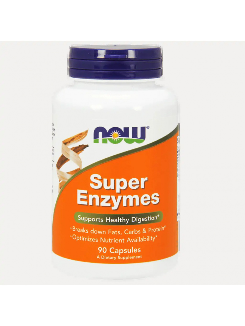 NOW FOODS Super Enzymes (Digestive Enzymes) - 90 kapsúl