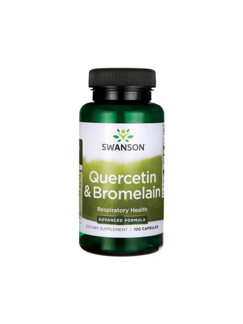 SWANSON Quercetin Bromelain (Quercitin Bromelain) – 100 kapsúl