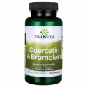 SWANSON Quercetin Bromelain (Quercitin Bromelain) – 100 kapsúl