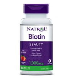 NATROL Biotin Fast Dissolve 1000 mcg (Biotin) - 90 vegetariánskych tabliet