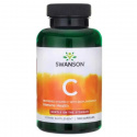 SWANSON Vitamín C (pufrovaný vitamín C s bioflavonoidmi) - 100 kapsúl