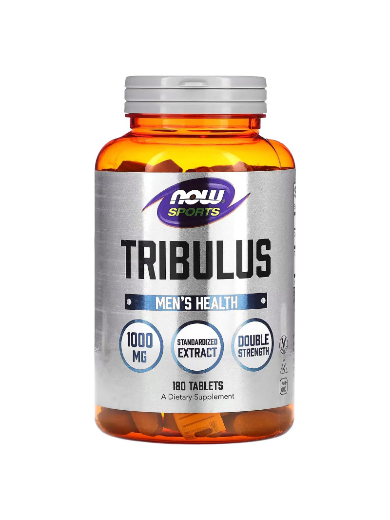NOW SPORTS Tribulus 1000mg - 180 vegánskych tabliet