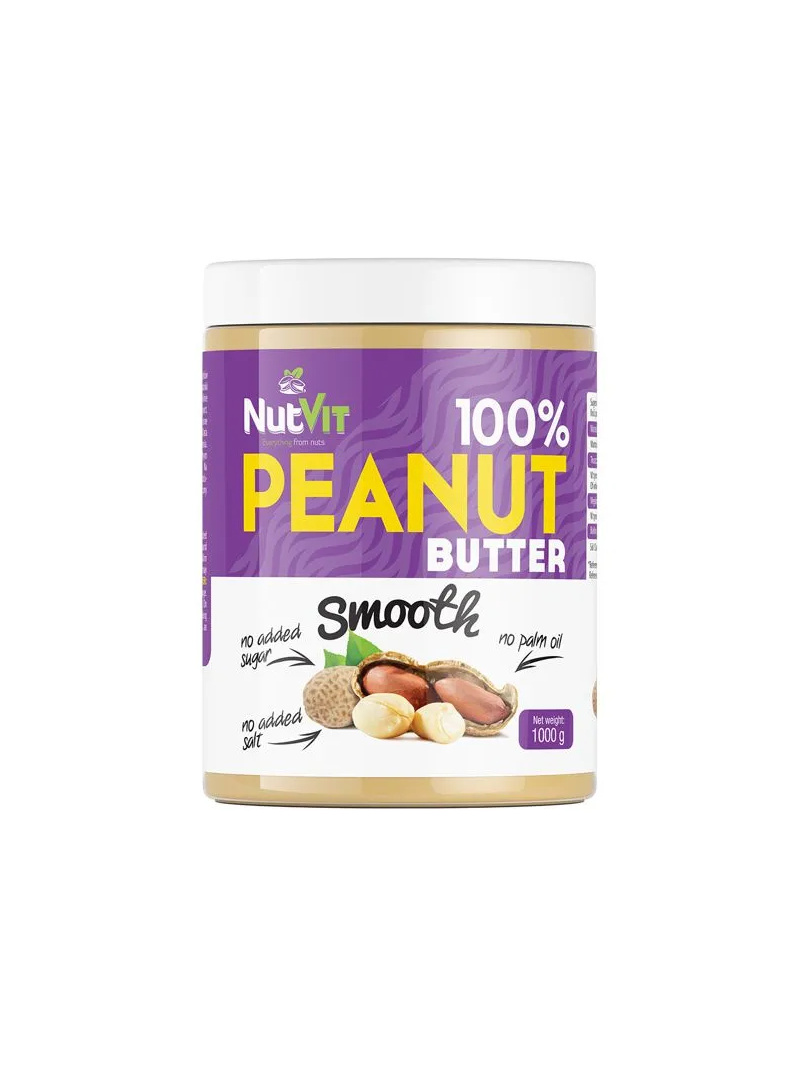 OSTROVIT 100% arašidové maslo 1000g NutVit - hladké