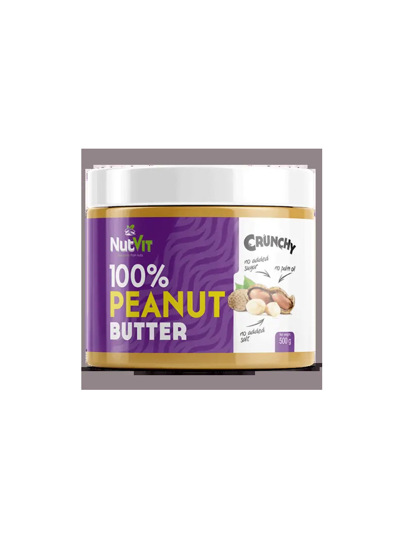 OSTROVIT 100% Arašidové maslo 500g NutVit - chrumkavé