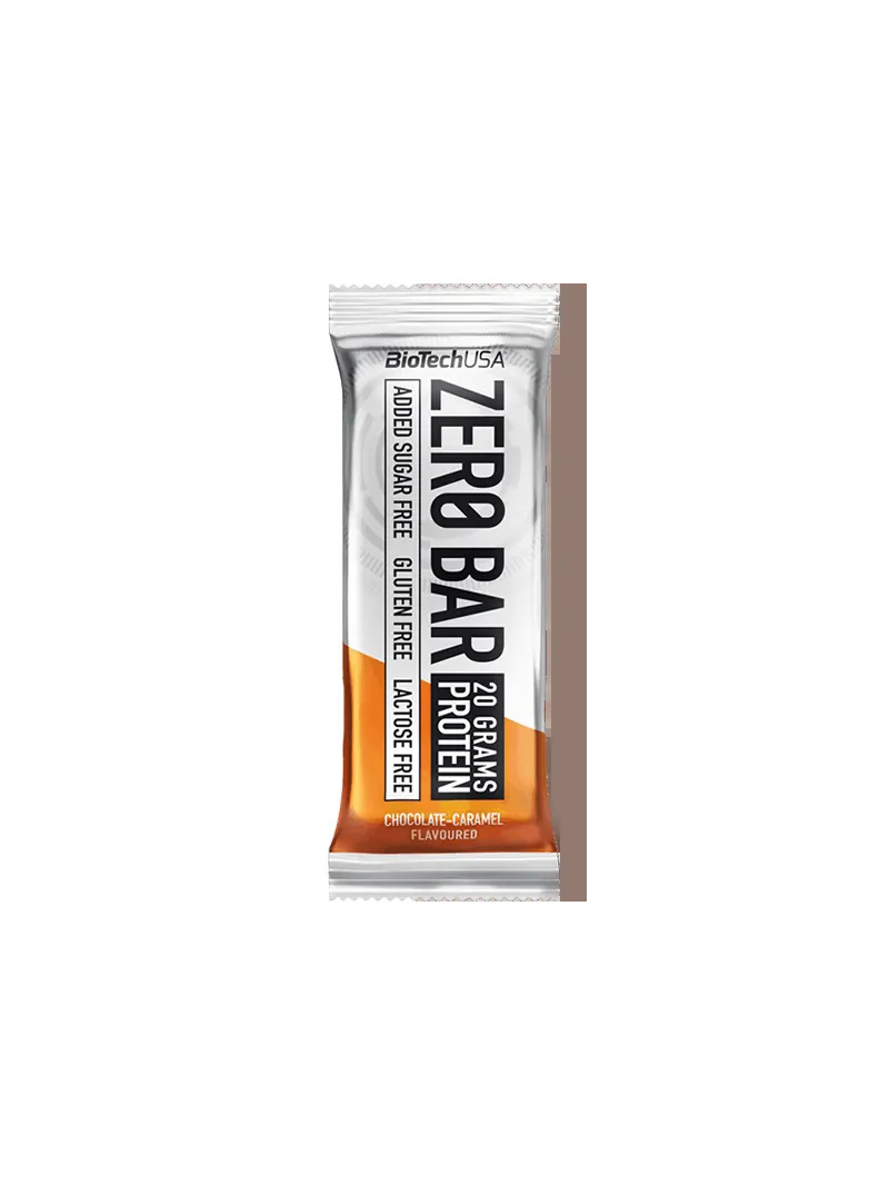 Biotech Zero Bar - Proteínová tyčinka - 50 g - Čokoládový karamel