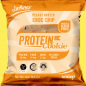 Justine's Protein Cookie – Bezlepkové proteínové sušienky – 64 g – Arašidové maslo s kúskami čokolády