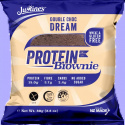 Justine's Protein Brownie - Bezlepkový proteínový koláč - 80 g - Dvojitá čokoláda