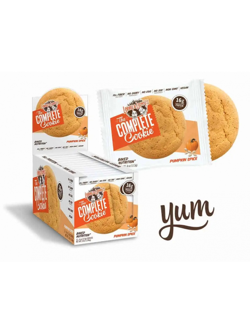 Lenny & Larry's Complete Cookie – Vegan Protein Cookie – 12 x 113 g – tekvica