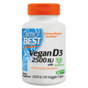Doctor s Best Vegan Vitamin D3 2500 IU - 60 vegetariánskych kapsúl