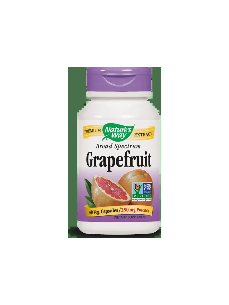 Nature's Way Broad Spectrum Grapefruit (Extrakt z grapefruitových jadierok) 250 mg – 60 vegetariánskych kapsúl