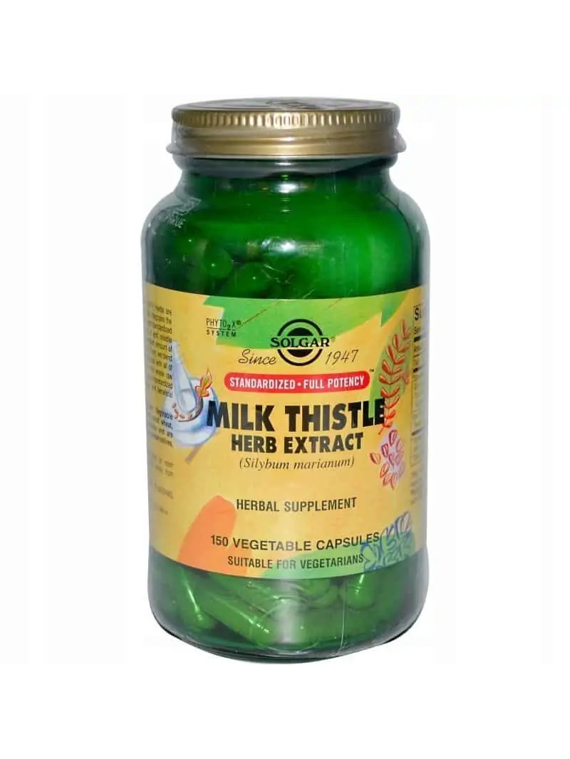 SOLGAR Výťažok z ostropestreca mariánskeho (Milk Thistle) – 150 vegetariánskych kapsúl