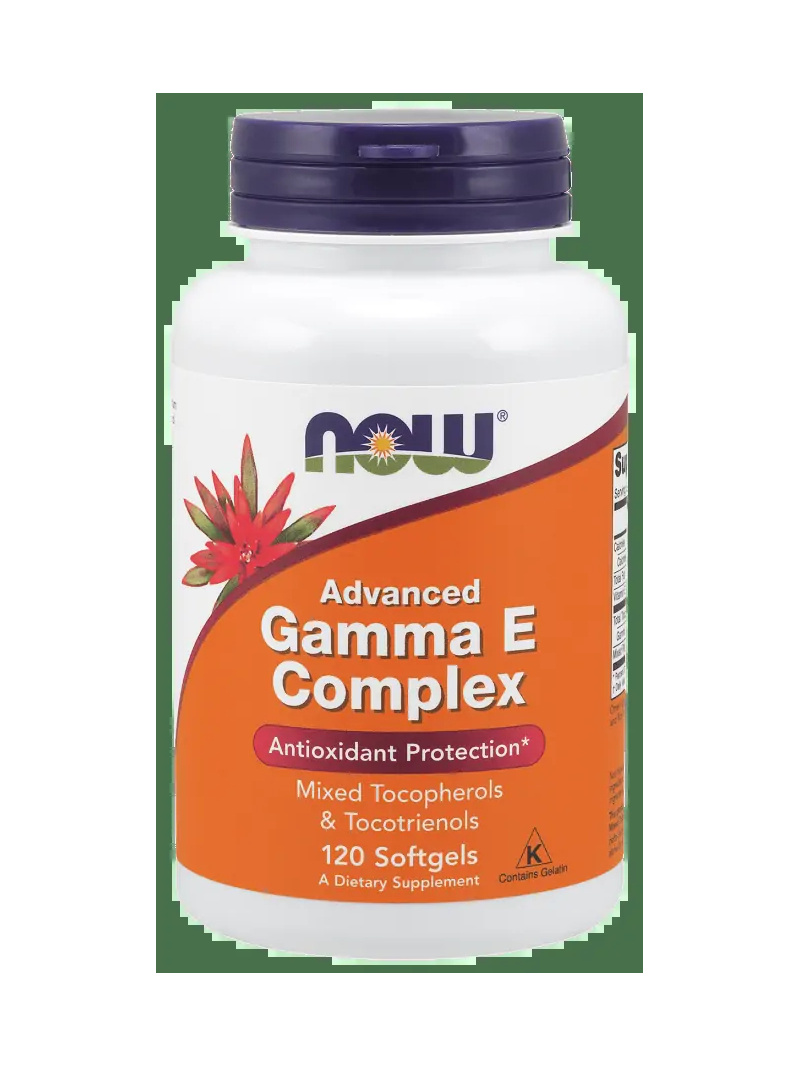 NOW FOODS Advanced Gamma E Complex (Vitamin E Complex) – 120 gélových kapsúl