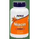 NOW FOODS Niacín 500 mg (niacín) Vitamín B3 – 100 kapsúl