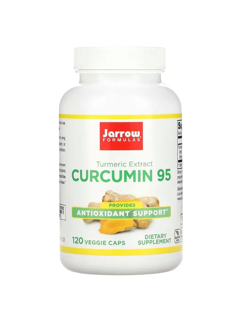 JARROW FORMULAS Curcumin 95 (Curcumin) 500 mg - 120 vegetariánskych kapsúl