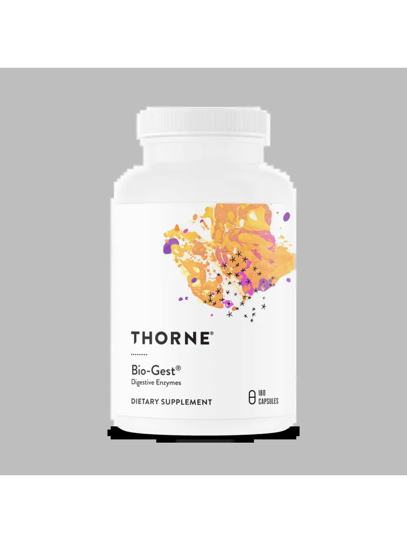 THORNE RESEARCH Bio-Gest Digestive Enzymes 180 vegetariánskych kapsúl
