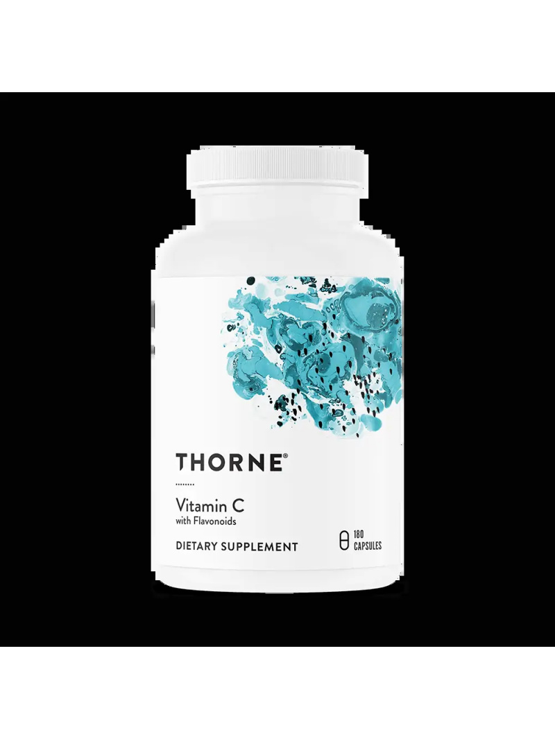 THORNE Vitamín C s flavonoidmi 180 vegetariánskych kapsúl