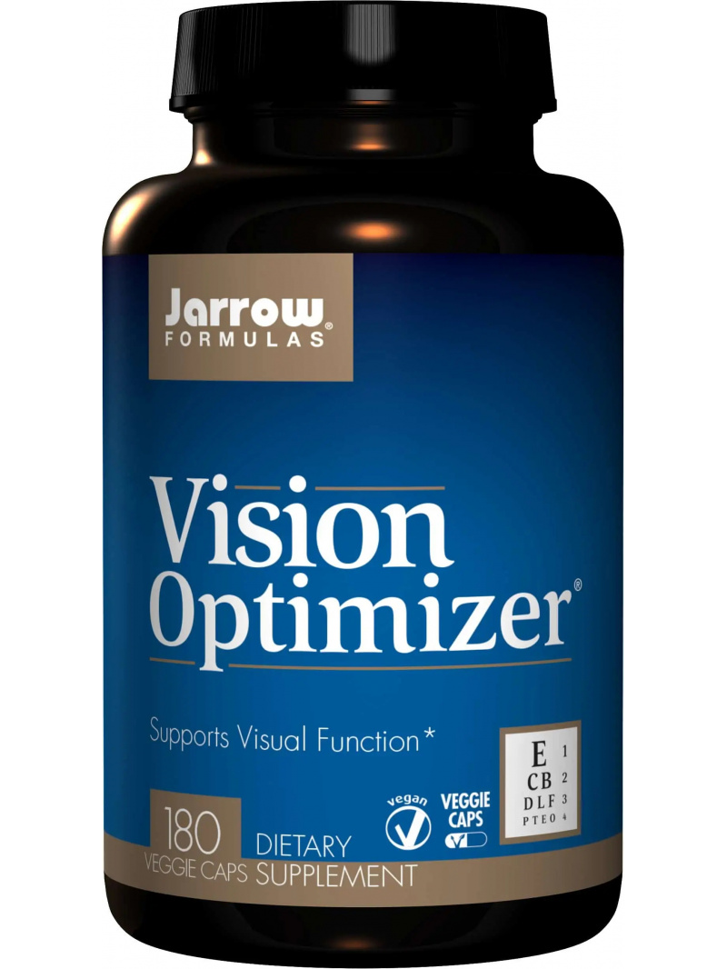 JARROW FORMULAS Vision Optimizer (zdravie zraku a očí) 180 vegánskych kapsúl