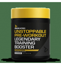 DEDICATED Unstoppable Pre-Workout 225g Painapple Orange