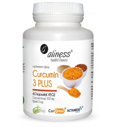 ALINES Curcumin C3 Complex PLUS (kurkumín + piperín) 60 vegetariánskych kapsúl