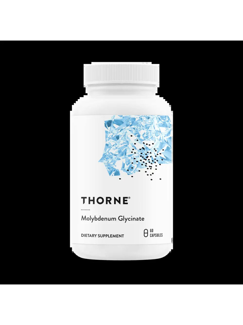 THORNE Molybdénový glycinát (Molybdénový glycinát – detoxikácia pečene) – 60 vegetariánskych kapsúl
