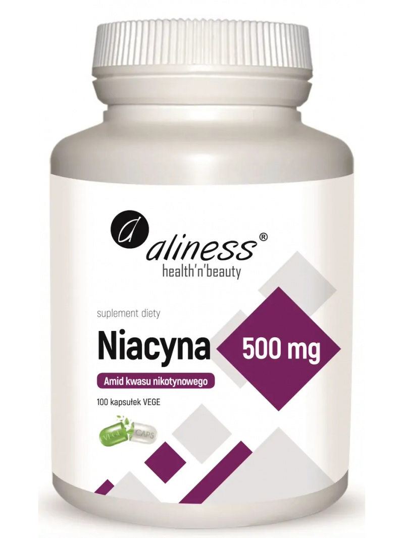 ALINESS Niacín, Nikotínamid 500 mg - 100 vegetariánskych kapsúl