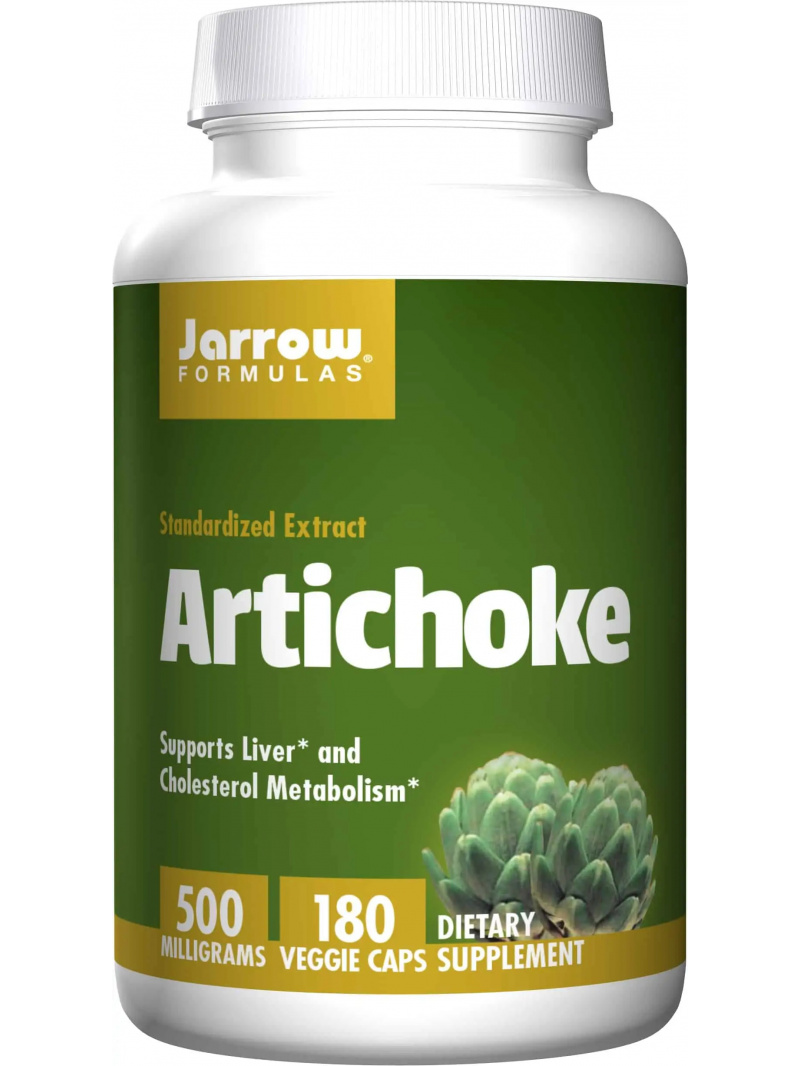 JARROW FORMULAS Artičok (výťažok z artičokov – zdravie pečene) 180 vegánskych kapsúl