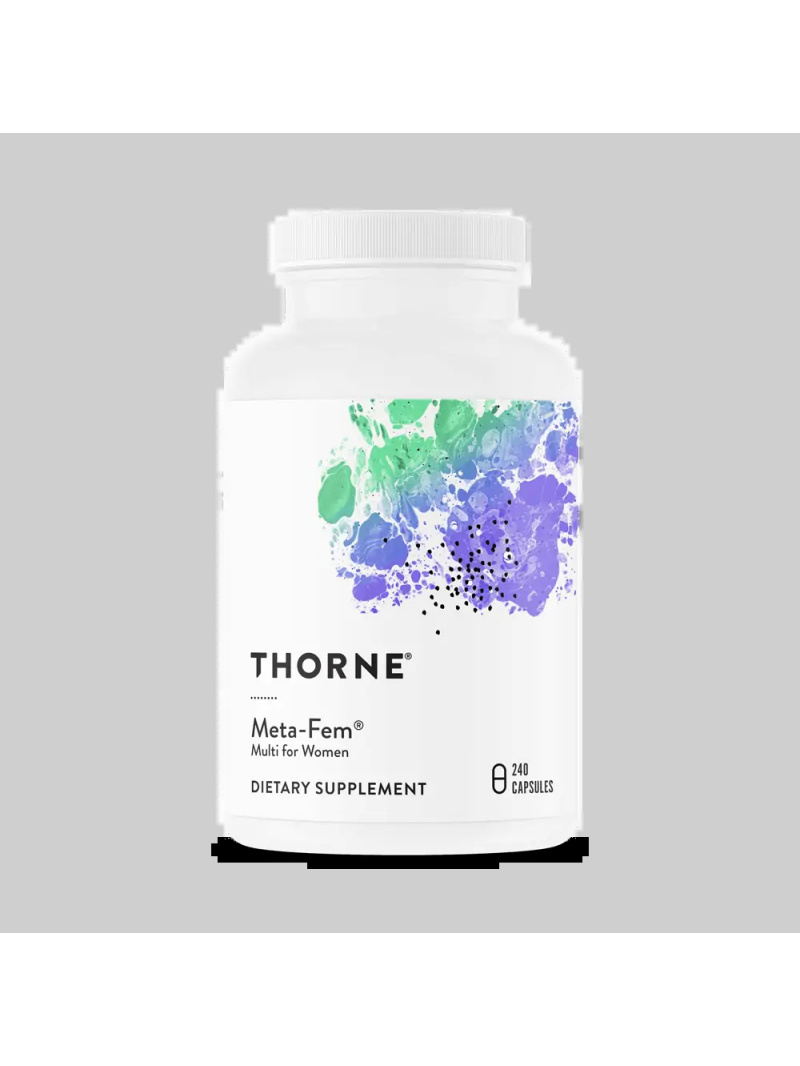THORNE Meta-Fem (Komplexný vitamínový a minerálny doplnok pre ženy vo veku 40+) 240 vegetariánskych kapsúl