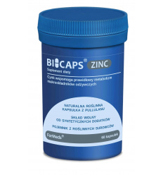 ForMeds BICAPS ZINC 25 (zinok + meď + inulín) – 60 vegánskych kapsúl