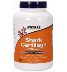 NOW FOODS Žraločia chrupavka – Žraločia chrupavka – 750 mg (ochrana kĺbovej chrupavky) 300 kapsúl