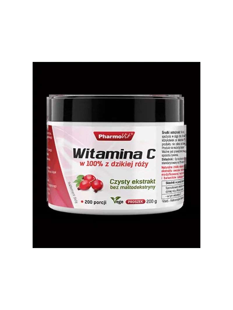 PHARMOVIT Vitamín C 100% z divokej ruže 200g