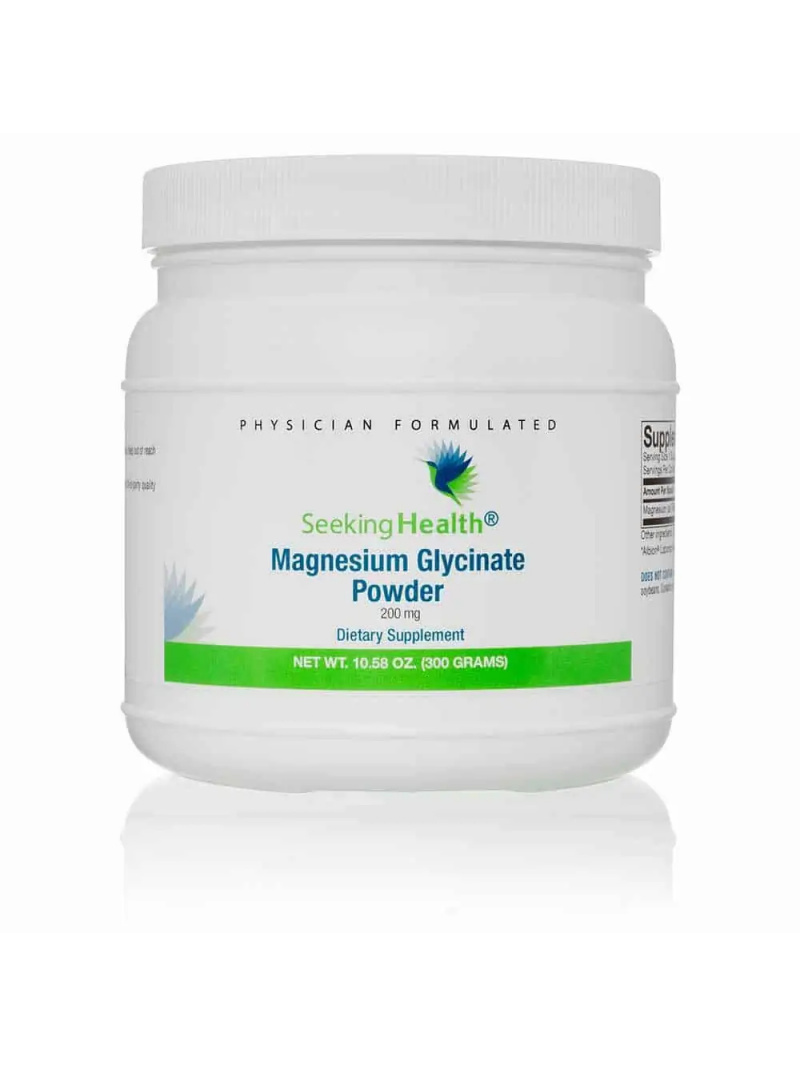 HĽADANIE ZDRAVIA Glycinát horečnatý v prášku (zdravie svalov, kostí a nervového systému) 300 g