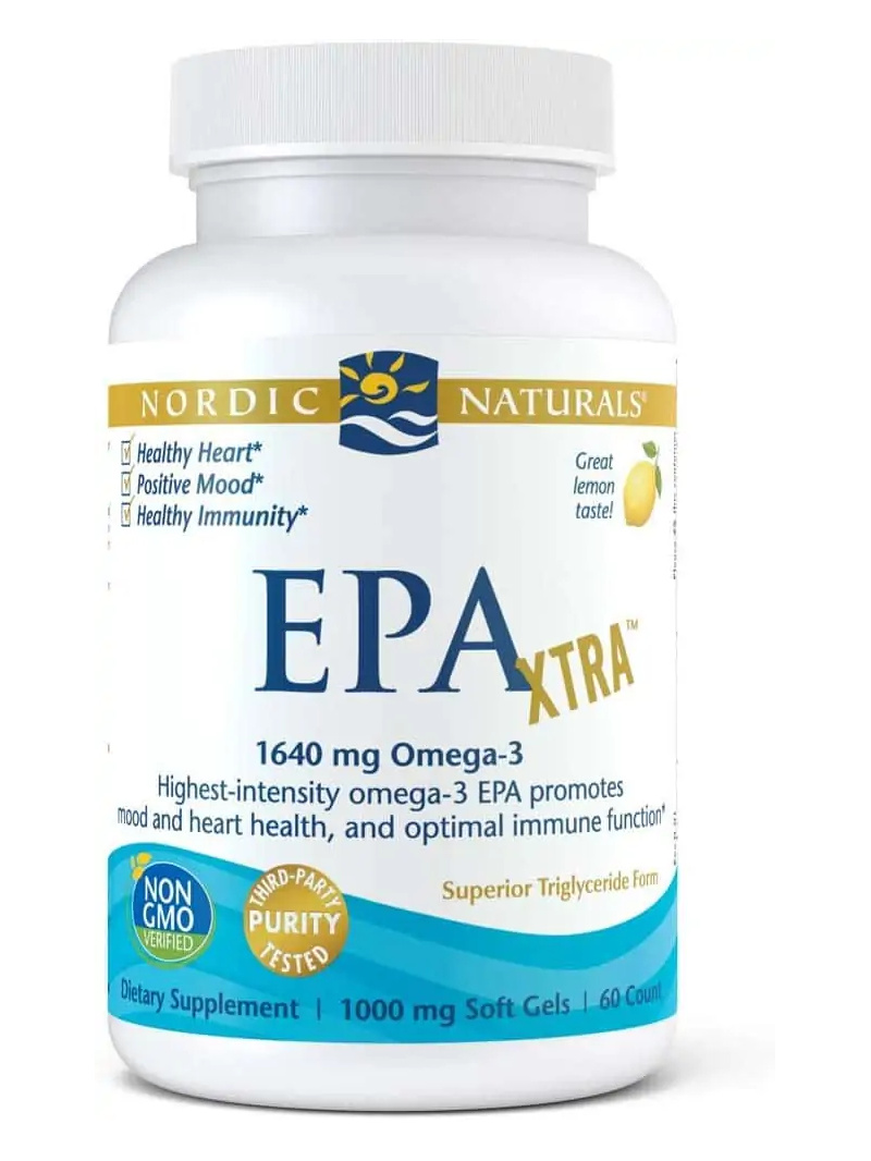 NORDIC NATURALS EPA Xtra 1640 mg (Omega 3, EPA, DHA, imunita a celkové zdravie) 60 kapsúl