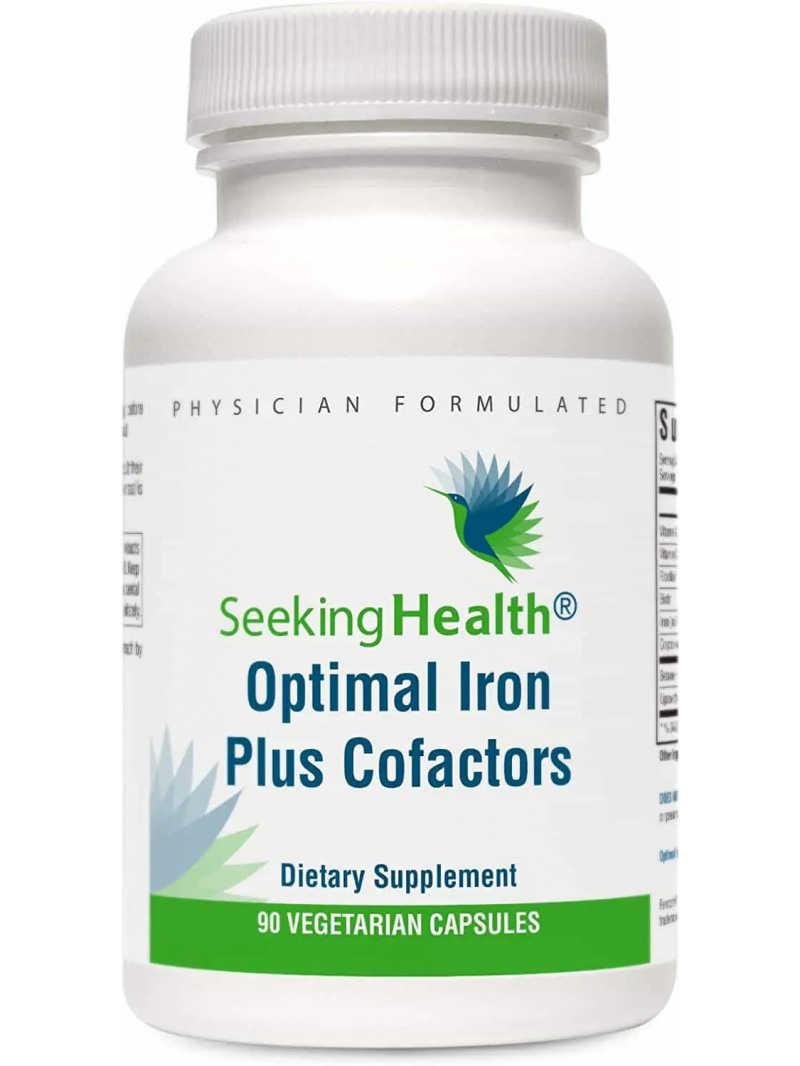 HĽADANIE ZDRAVIA Optimálne kofaktory železa plus (bunkové zdravie) 90 vegetariánskych kapsúl