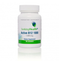 HĽADANIE ZDRAVIA Aktívny B12 1000 (vitamín B12) 1000 mcg 60 vegetariánskych pastiliek