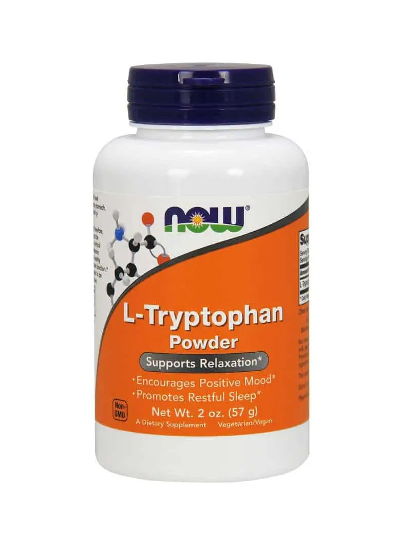 NOW FOODS L-Tryptofán (L-Tryptofán – podpora zdravého spánku) prášok 57 g