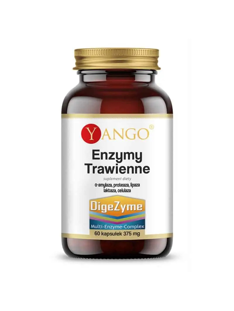 YANGO tráviace enzýmy 60 vegánskych kapsúl