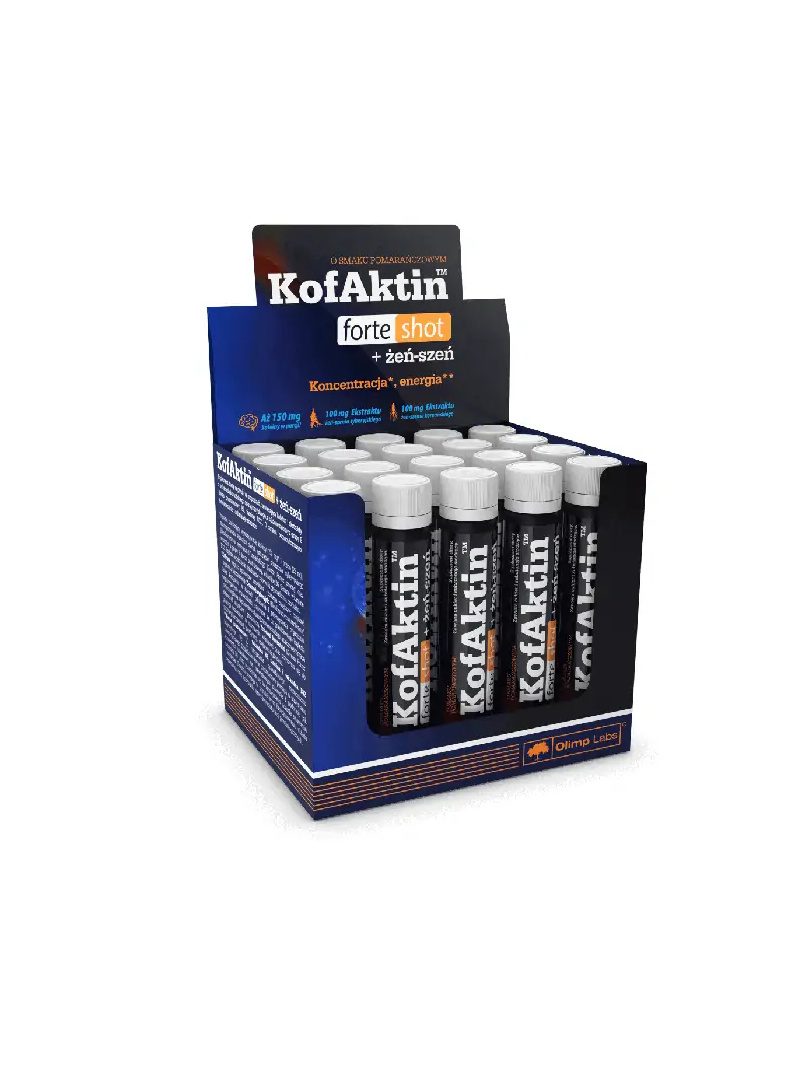 OLIMP Kofaktin Forte Shot + Ženšen (duševná výkonnosť, koncentrácia) 20x25ml