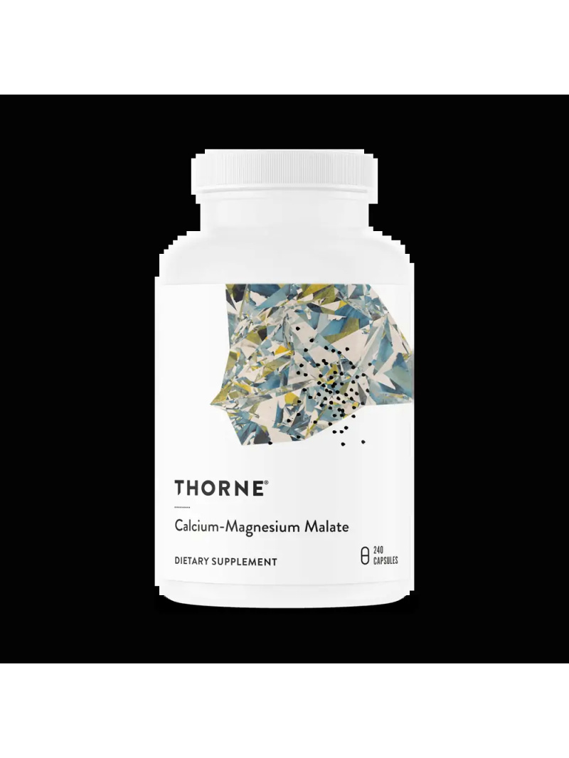 THORNE RESEARCH Malát vápenato-horečnatý (malát vápenatý a horečnatý) 240 vegetariánskych kapsúl