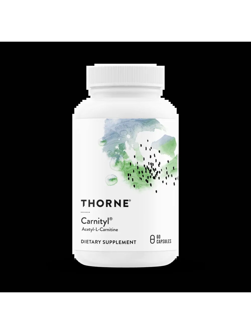 THORNE RESEARCH Karnityl (acetyl-L-karnitín, kognitívna funkcia a zameranie) 60 vegetariánskych kapsúl