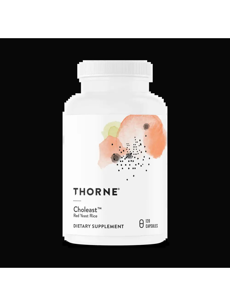 THORNE RESEARCH Choleast™ (koenzým Q10, červená kvasnicová ryža – srdce a krvný systém) 120 vegetariánskych kapsúl