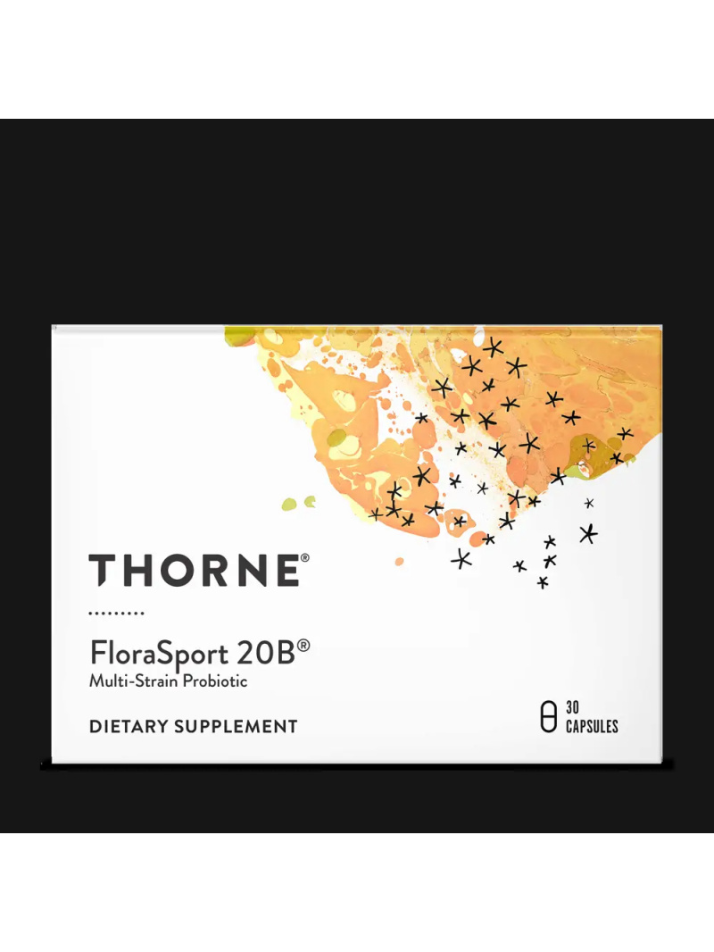 THORNE RESEARCH FloraSport 20B (Probiotikum pre športovcov) 30 vegetariánskych kapsúl