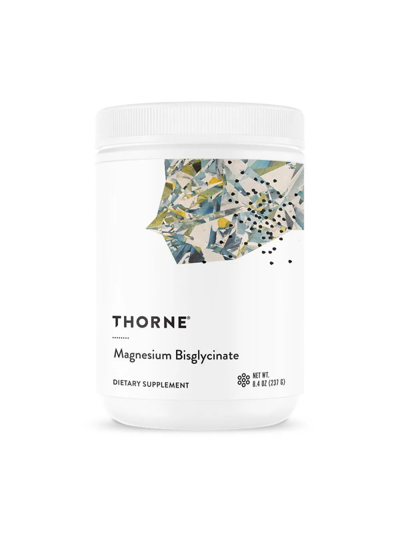 THORNE RESEARCH Magnézium bisglycinát (magnézium bisglycinát, kosti a kĺby, spánok) 187g