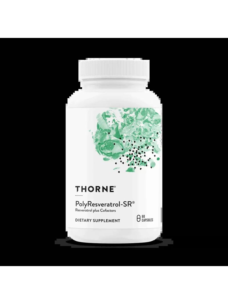 THORNE RESEARCH PolyResveratrol-SR (pre zdravé starnutie) 60 vegetariánskych kapsúl