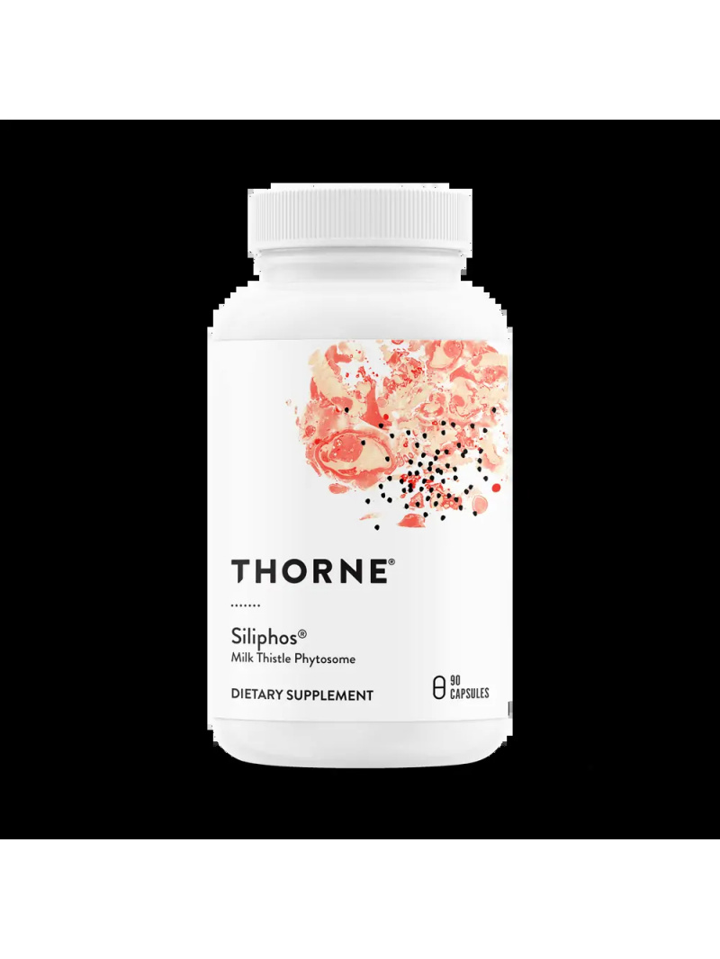 THORNE RESEARCH Siliphos (Mliečny bodliak) 90 vegetariánskych kapsúl