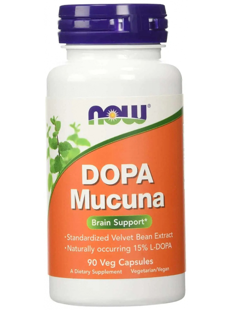 NOW FOODS Dopa Mucuna (svrab) 90 vegetariánskych kapsúl