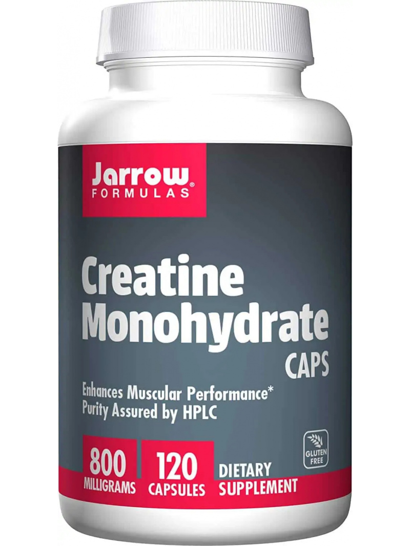 JARROW FORMULAS Kreatín monohydrát 800 mg (kreatín monohydrát) 120 vegetariánskych kapsúl