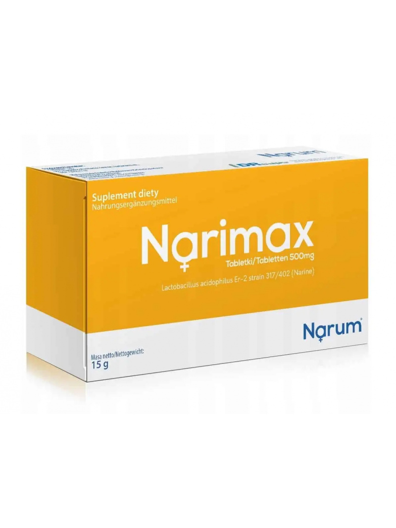 NARINE Narimax 500 mg (Probiotikum pre deti a dospelých) 30 tabliet