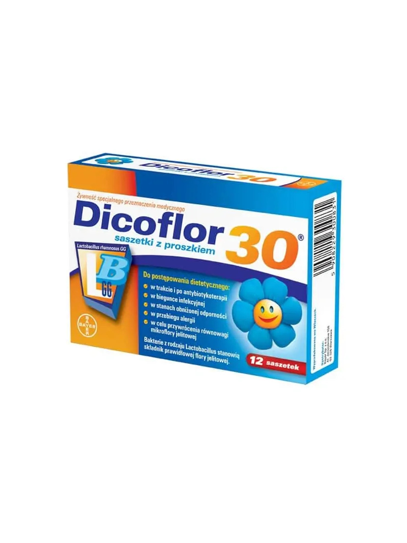 BAYER Dicoflor 30 (Probiotikum pre dojčatá a deti) 12 vrecúšok