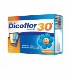 BAYER Dicoflor 30 (Probiotikum pre deti) 30 kapsúl