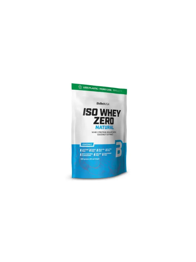 Biotech Iso Whey Zero Lactose Free (srvátkový proteínový izolát) 500 g prírodný (kokos)